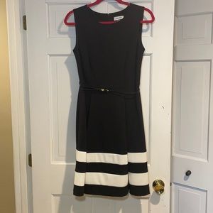 calvin klein black dress